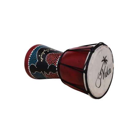 Джембе с веревочной настройкой YUKA DJWK05-8 барабан дерево рисунок точечный