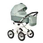 Коляска 2в1 Indigo Barbara Classic 02 шалфей