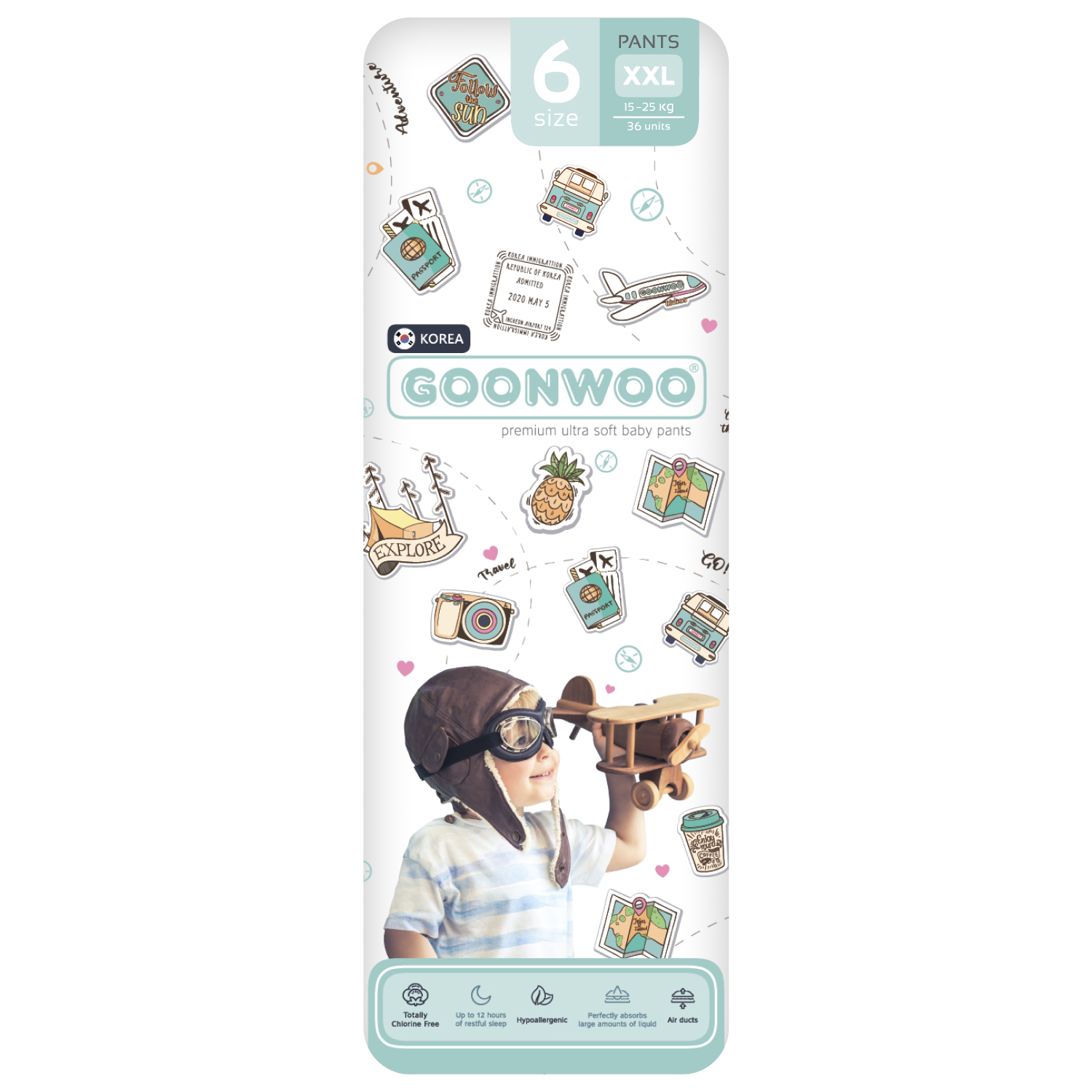 Трусики GOONWOO XXL 36 шт. - фото 10