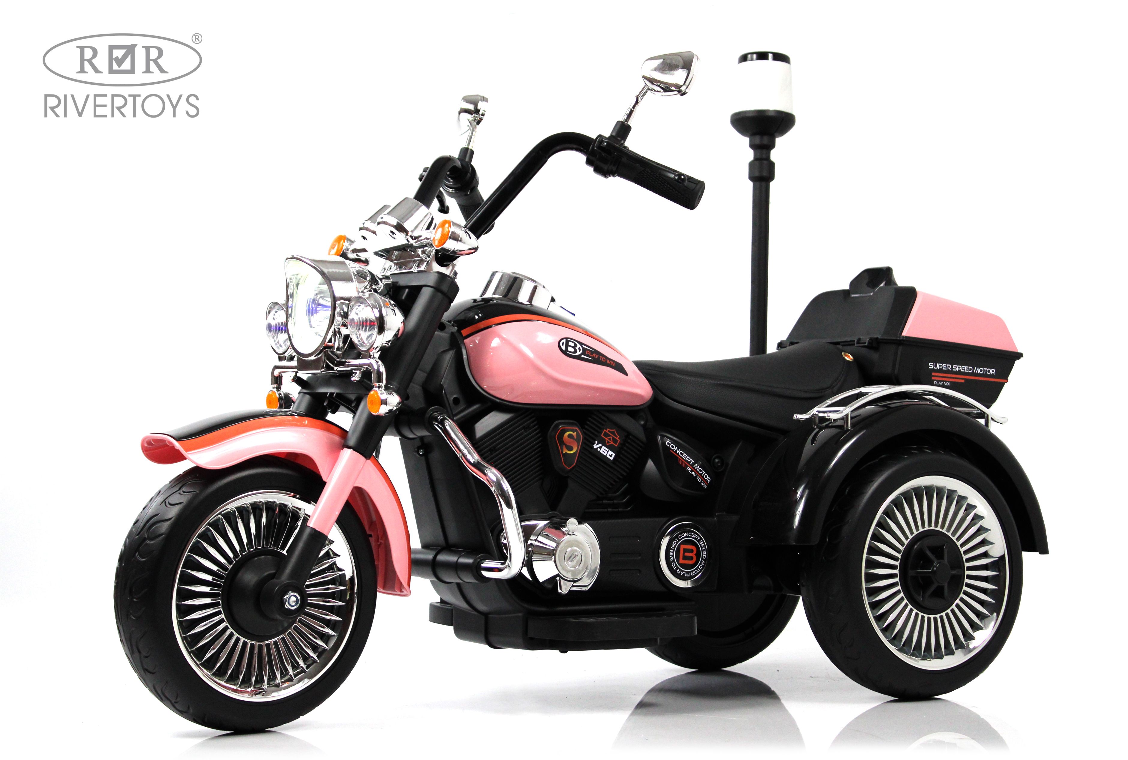 Электромобиль RIVERTOYS K003PX-PINK - фото 12