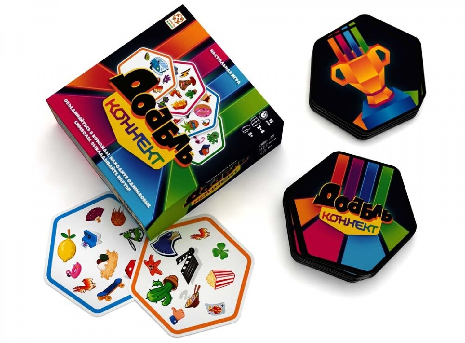 Настольная игра Стиль Жизни Доббль Коннект - фото 2