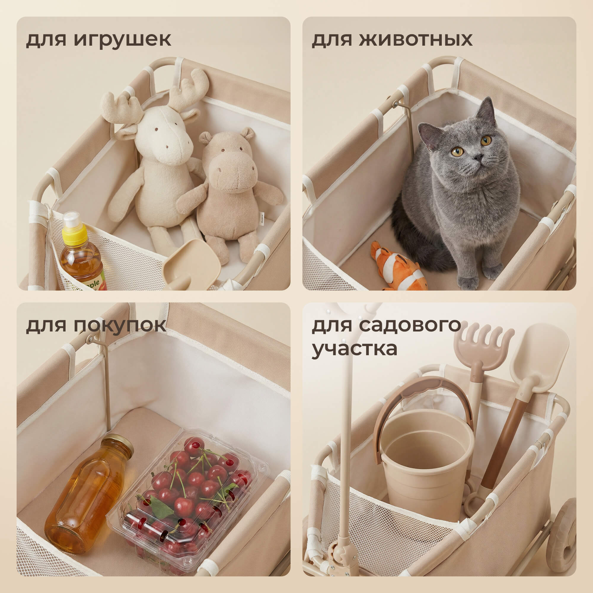 Коляска-люлька для кукол UNIX Kids DOLLCARTCL - фото 5