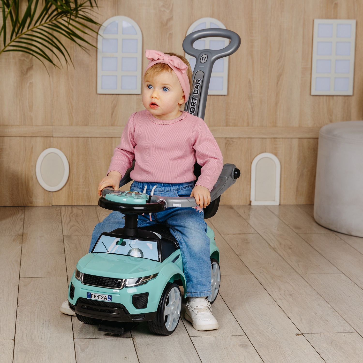 Каталка BabyCare Sport car с ручкой - фото 14