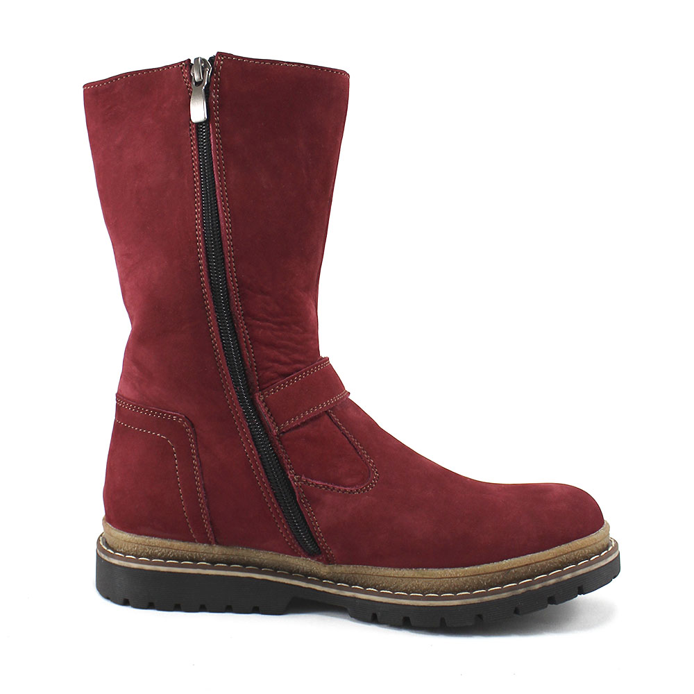Сапоги BEST.A 275/22-СВ BEST.A Сапоги для девочки,бордовый нубук - фото 2