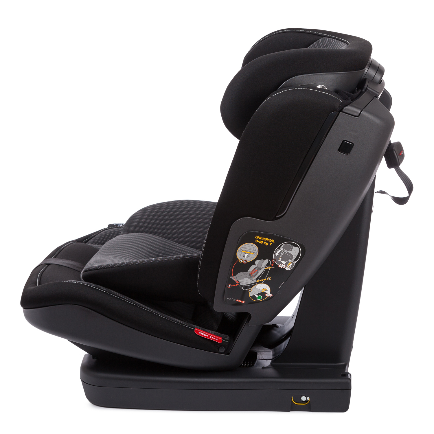 Автокресло Peg-Perego Isofix 1/2/3 (9-36 кг) черный - фото 5