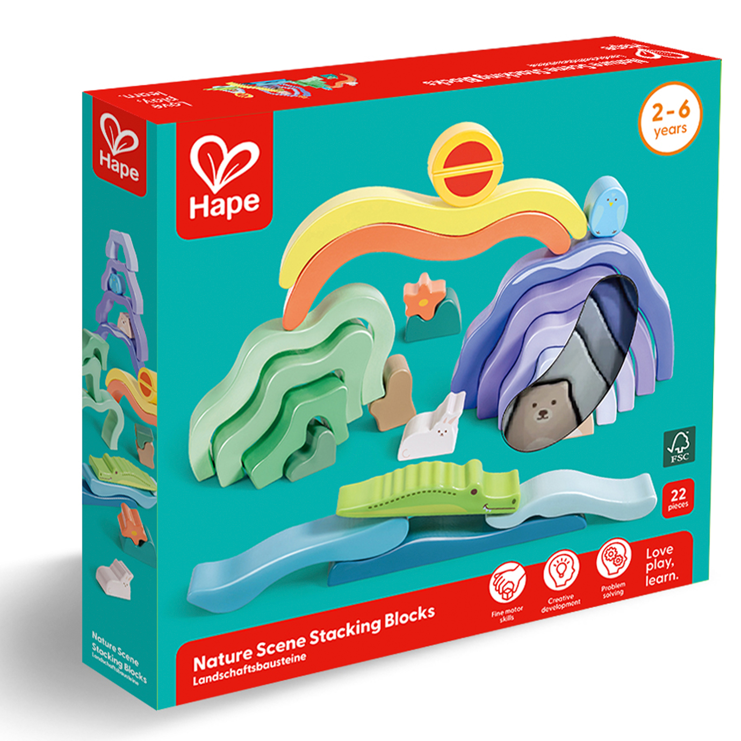 Игрушка Hape пирамидка - фото 3