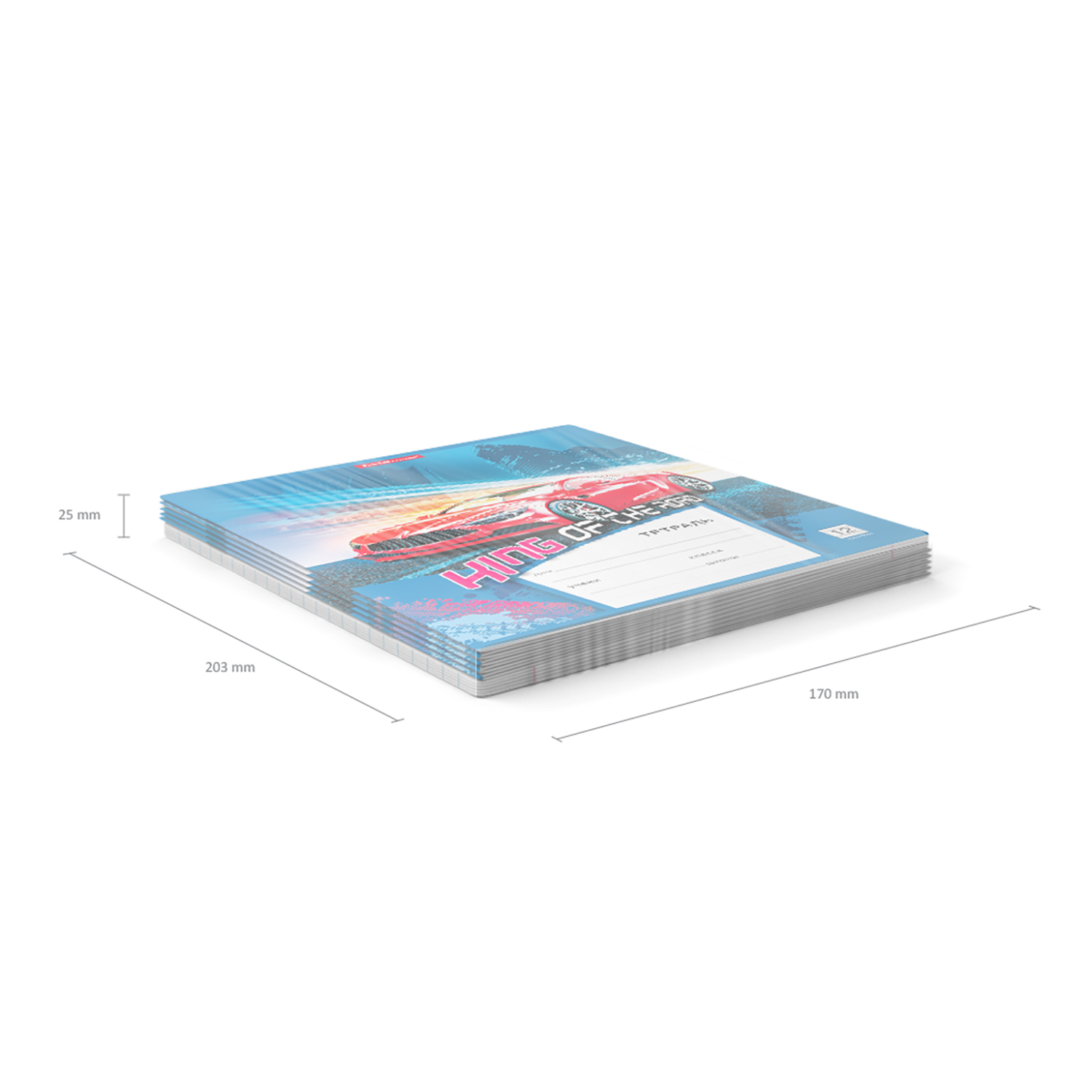 Тетрадь ErichKrause линейка 12 лист. в ассортименте - фото 7