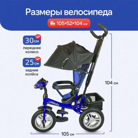 Трехколесный велосипед Velobibi 10 дюймов