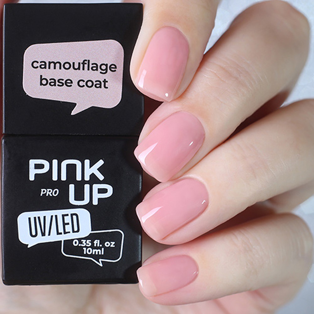 Камуфлирующая база Pink Up camouflage base coat тон 09 10 мл - фото 4