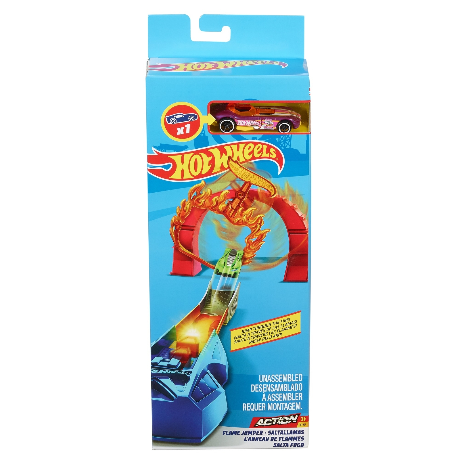 Трек Hot Wheels Огненный прыжок в ассортименте FWM85 - фото 5
