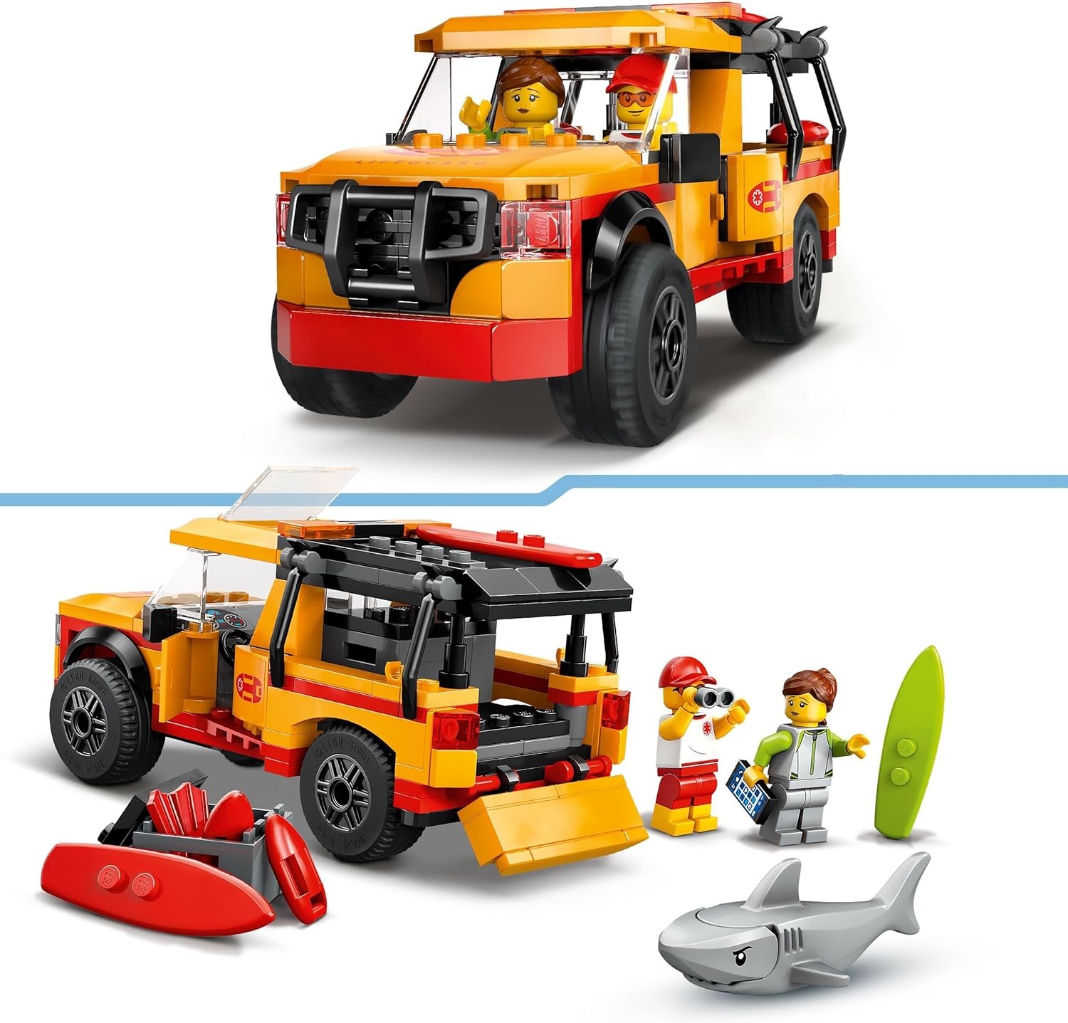 Конструктор LEGO City Пляжная спасательная машина 214 дет. - фото 3