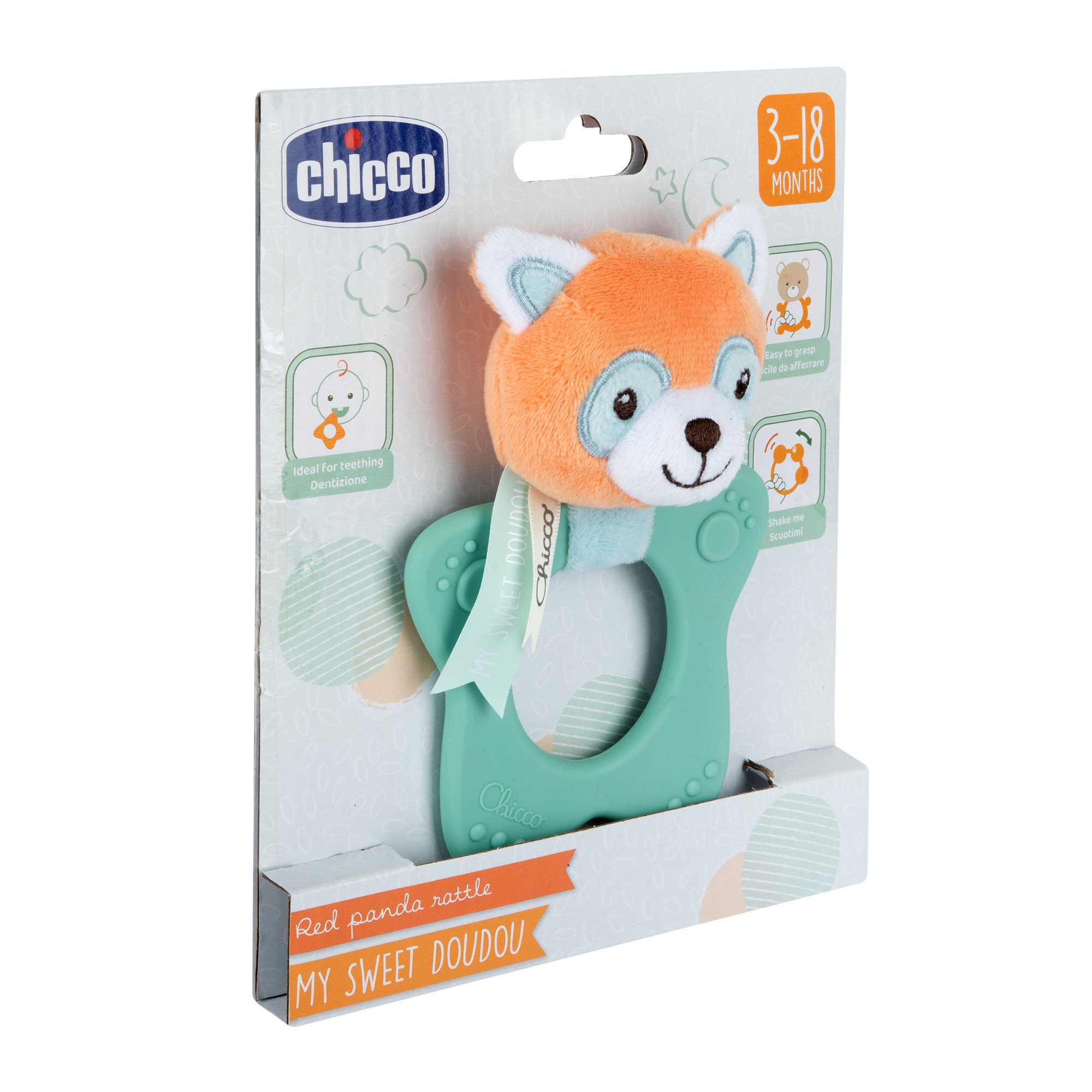 Игрушка Chicco погремушка Панда - фото 3