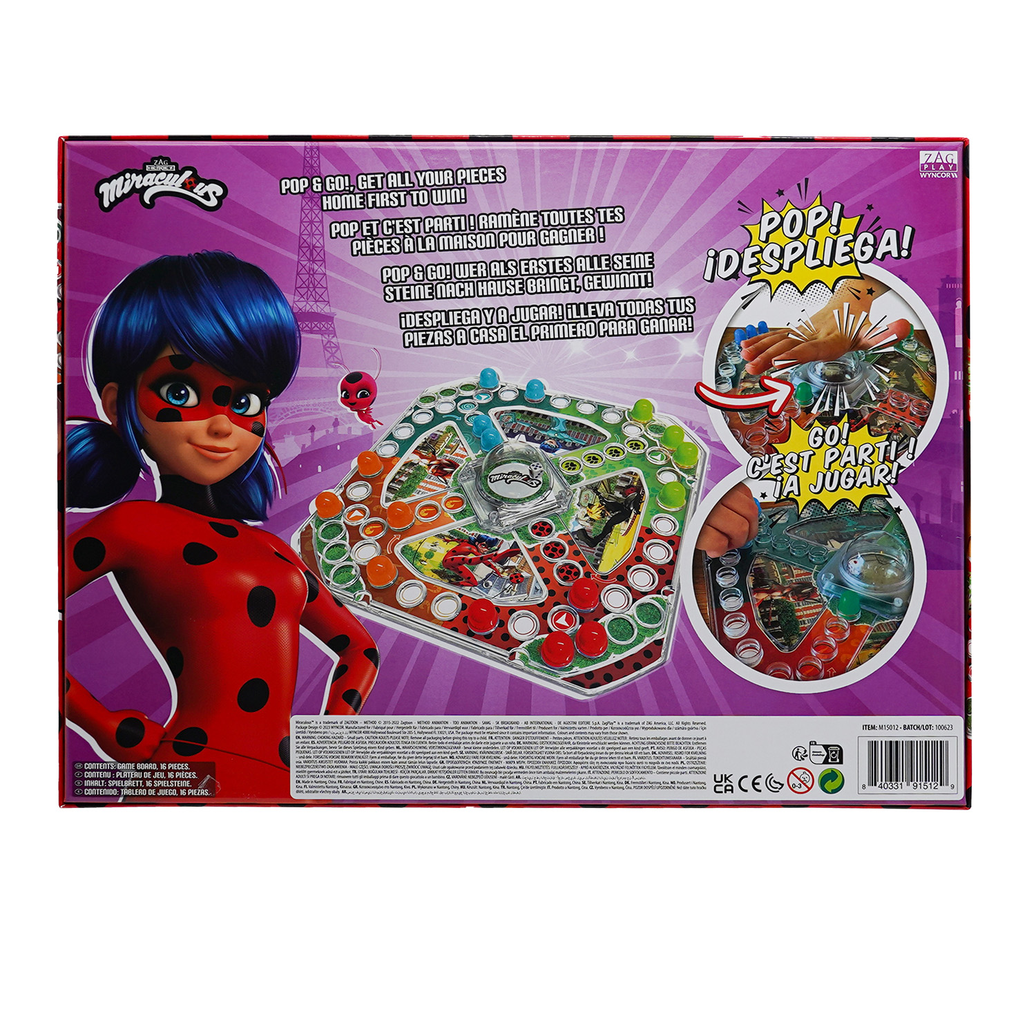 Настольная игра Miraculous Гонка в Париже - фото 3