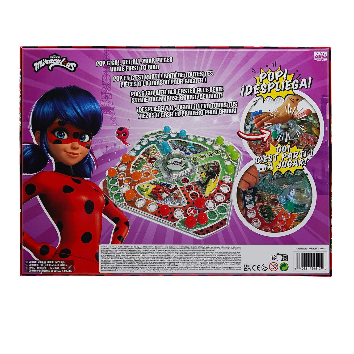 Настольная игра Miraculous Гонка в Париже - фото 3