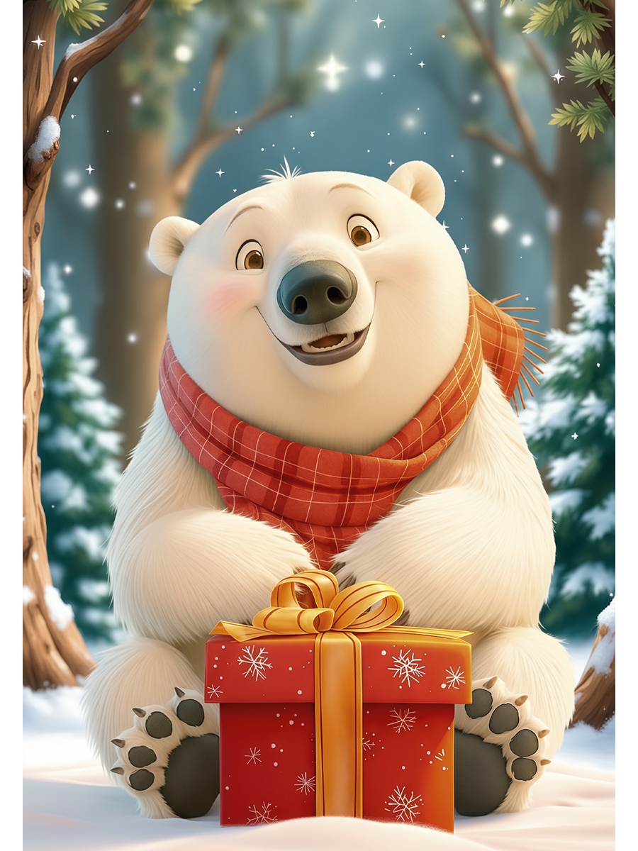 Блокнот Prof-Press Новогодние зверушки 32 лист. - фото 22