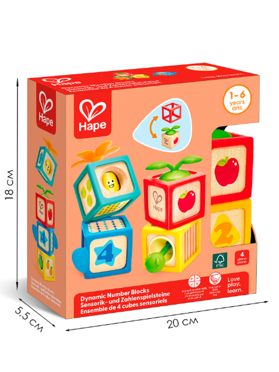 Игрушка Hape кубики Весёлый счёт - фото 2