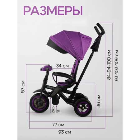 Трехколесный велосипед Velobibi 10 дюймов
