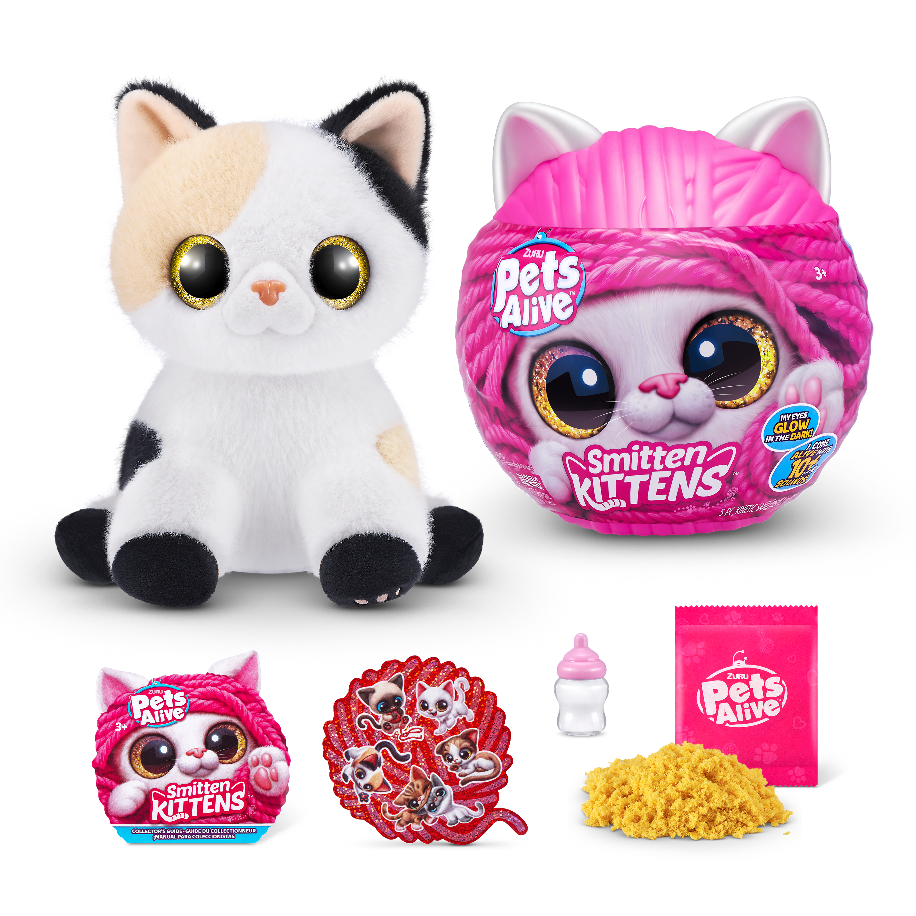 Интерактивная игрушка Zuru Pets Alive 9541 Smitten Kittens ласковый котенок - сюрприз - фото 13