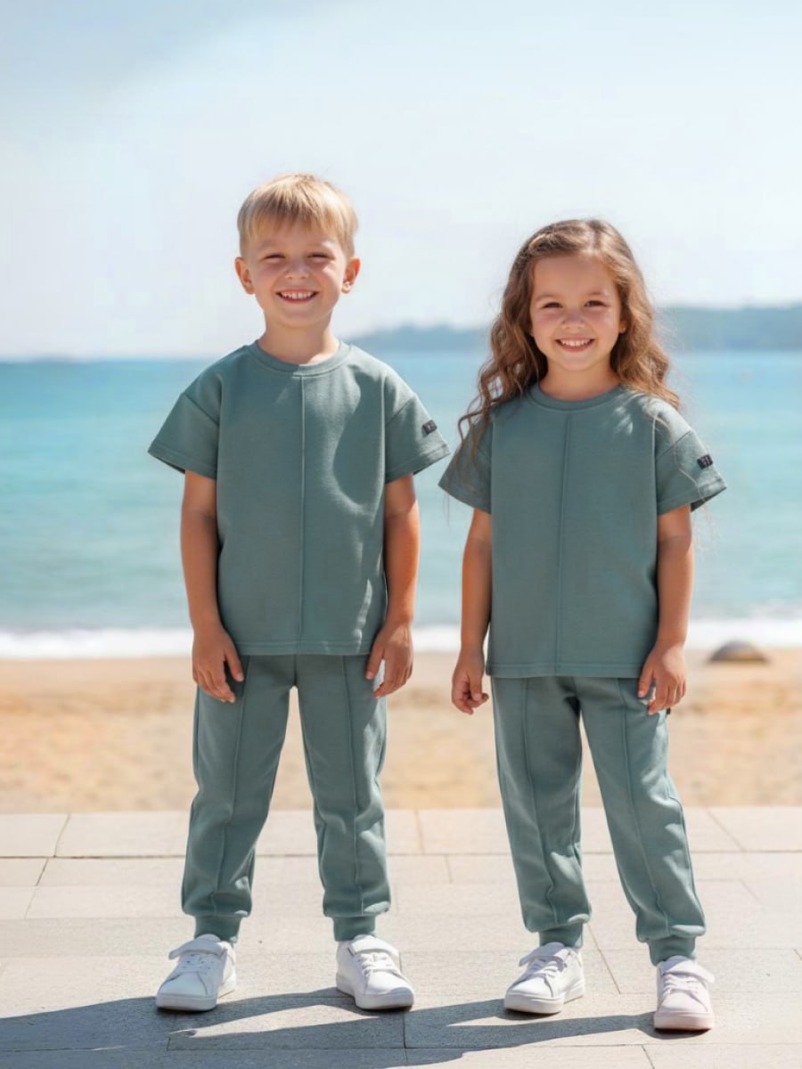 Спортивный костюм VEDDI 2080/6041фп-2024-полынь - фото 3