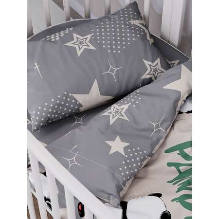 Комплект постельного белья Lemony kids Панды детский 3 предм.