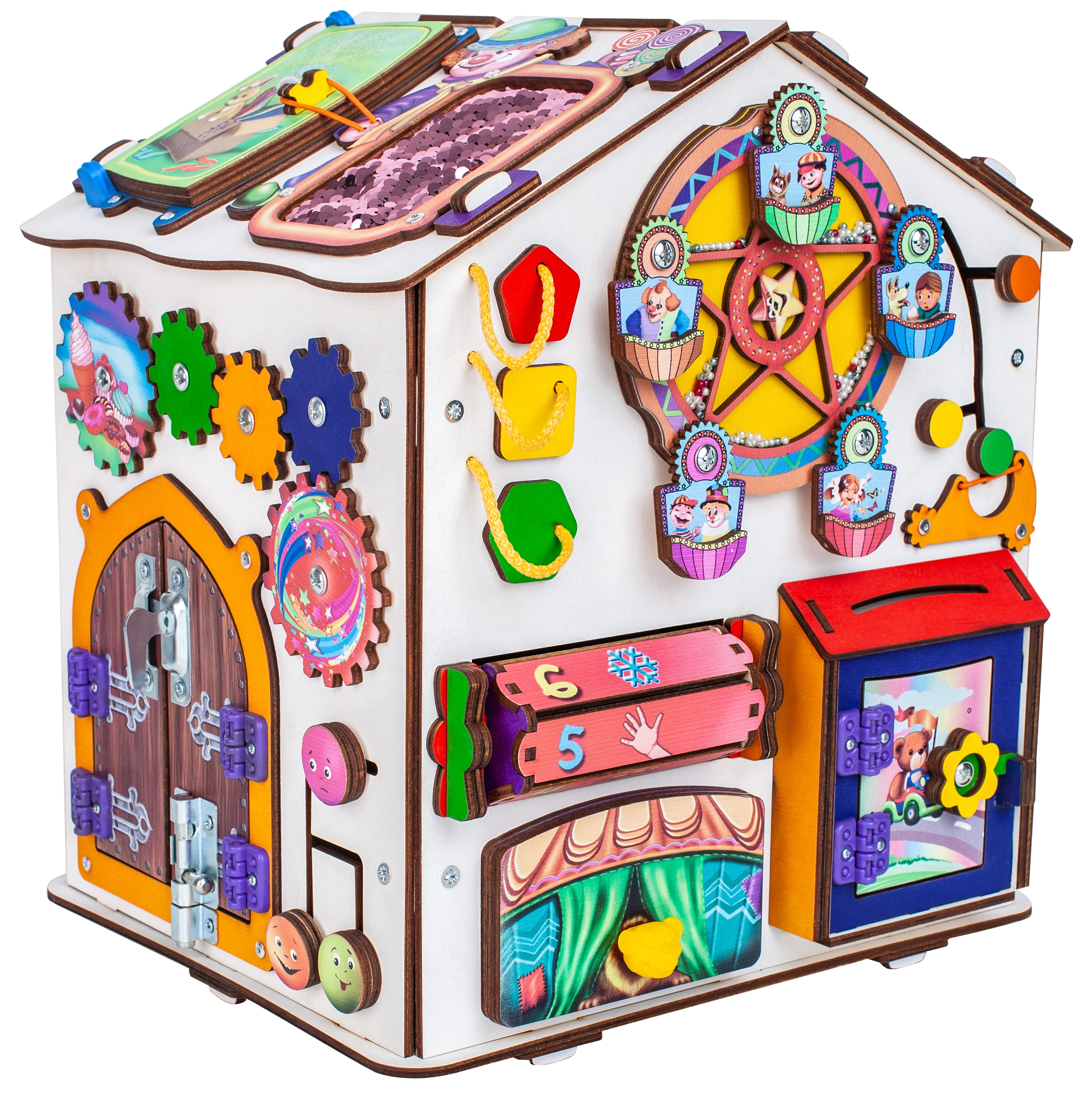 Игрушка Jolly Kids бизиборд Карусель - фото 4