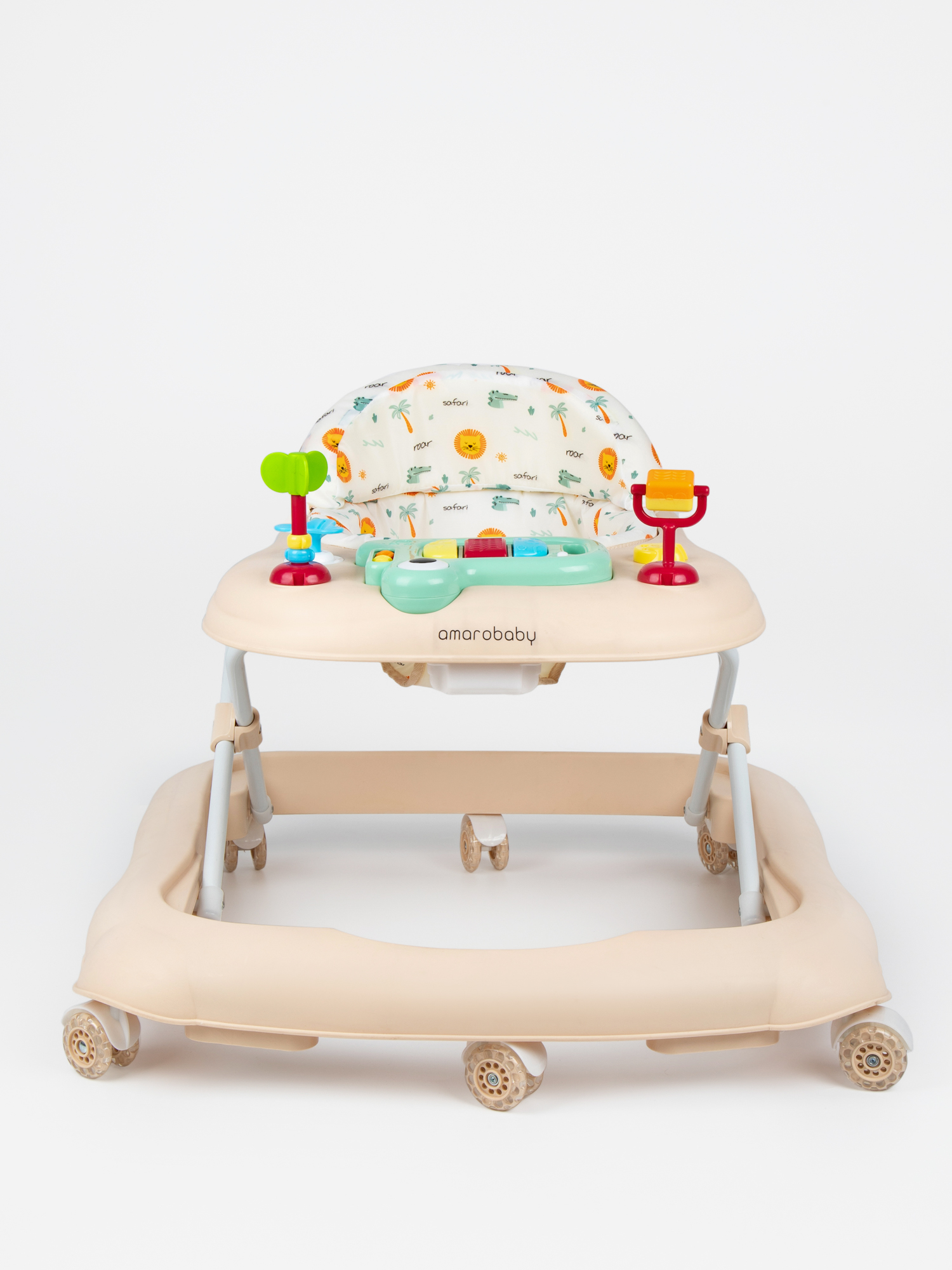 Ходунки Amarobaby Бежевый бежевый в ассортименте - фото 12