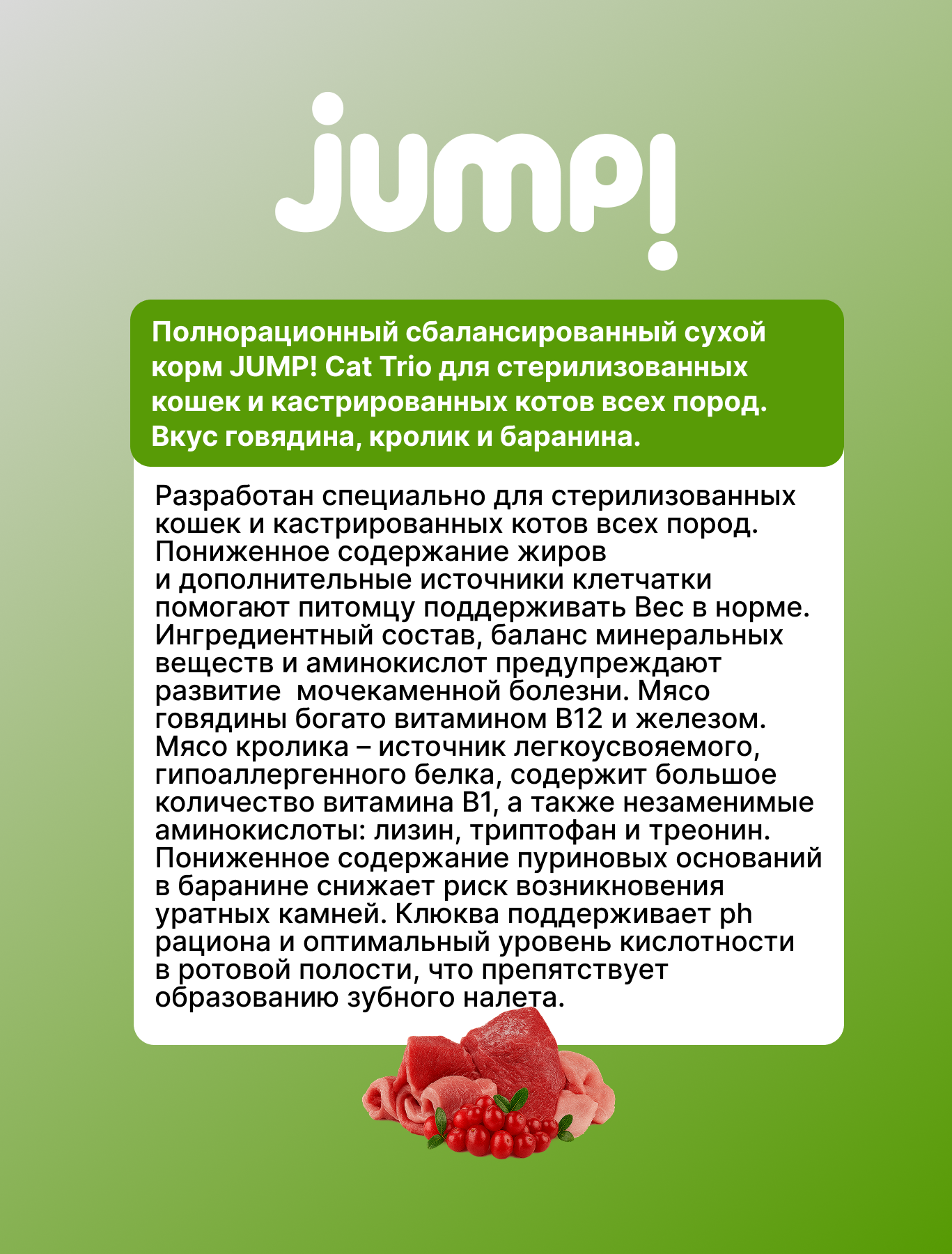 Корм сухой Jump! Для кошек - фото 5