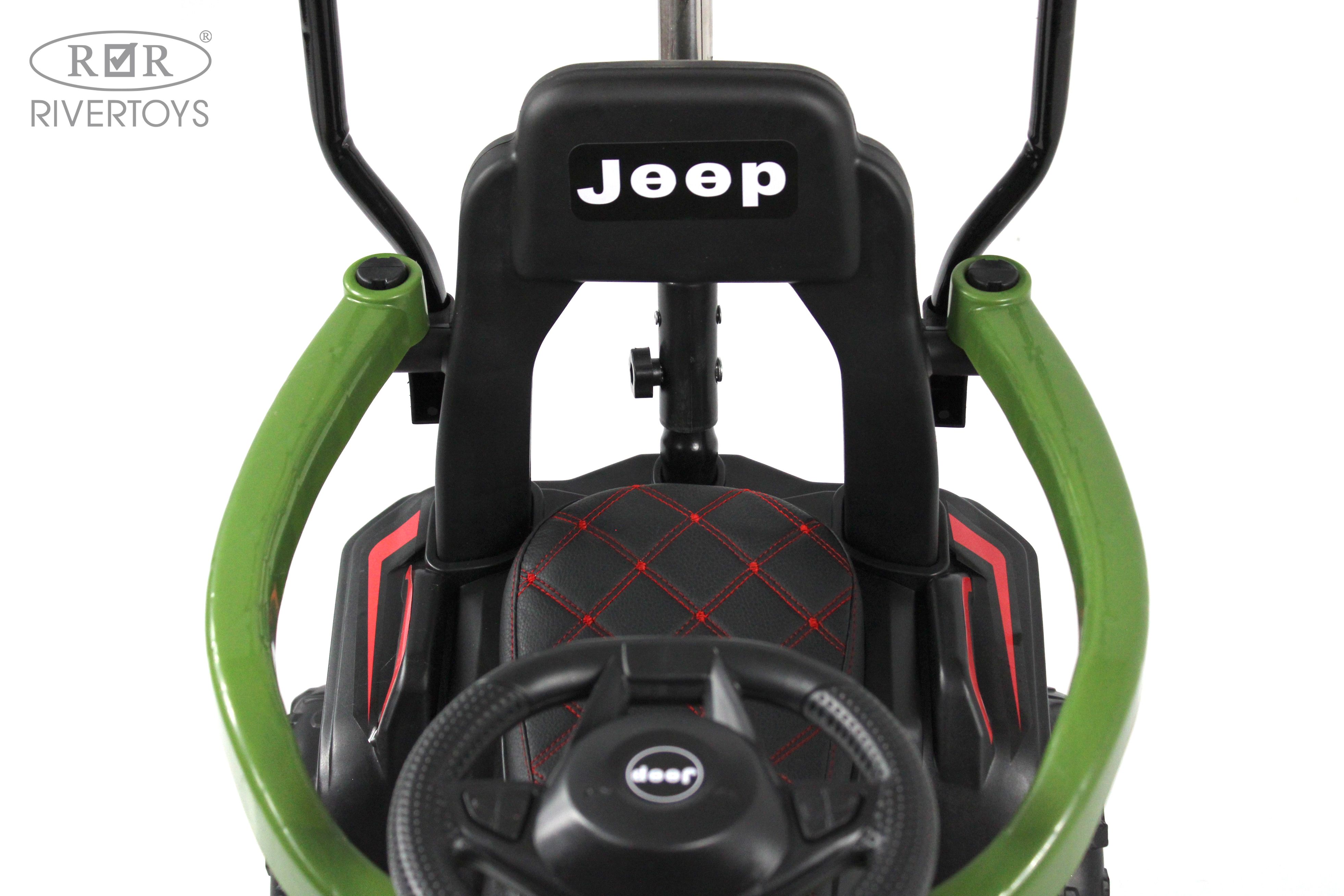 Электромобиль RIVERTOYS G003GG-GREEN С пультом ДУ - фото 8