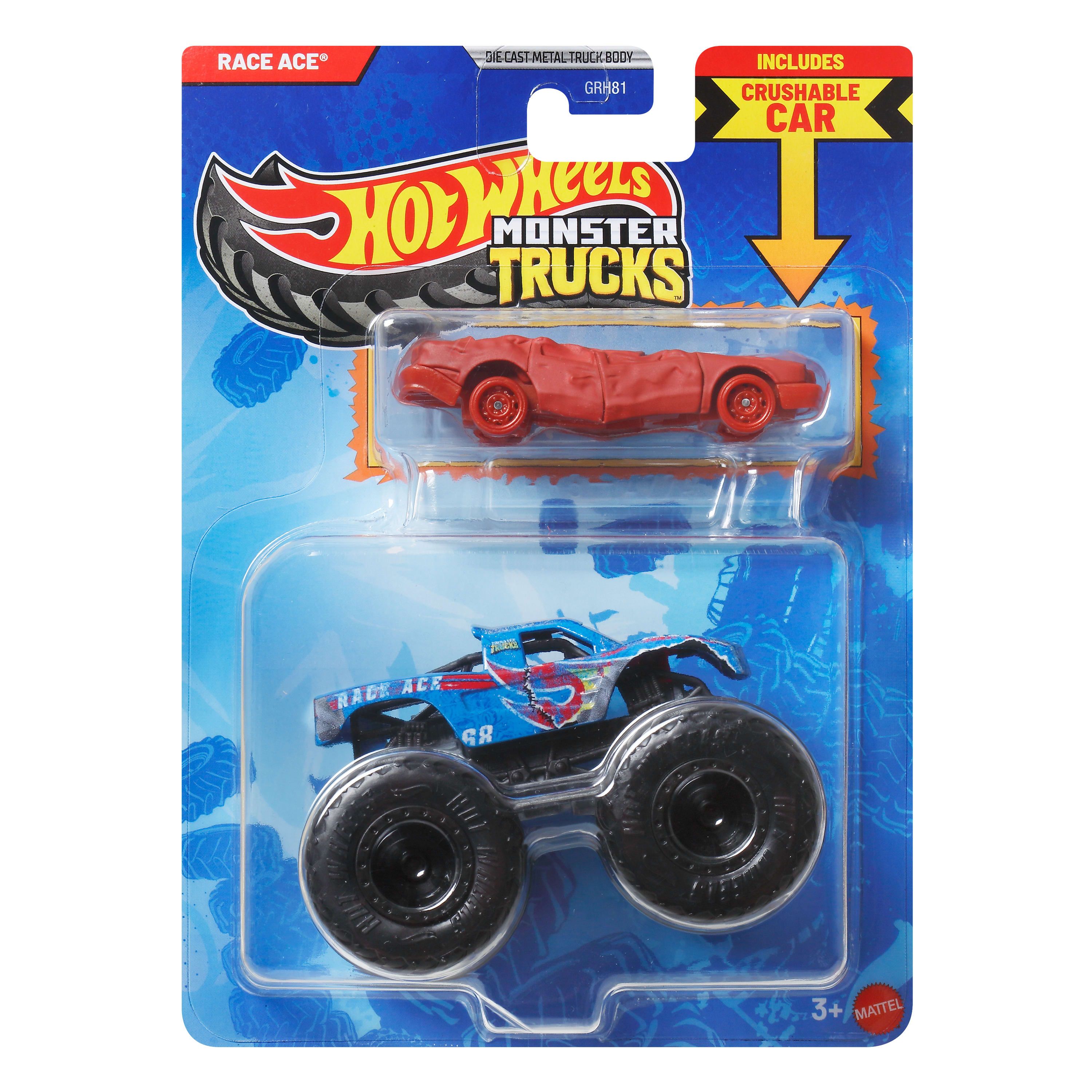 Монстр-трак Hot Wheels Race Ace GRH81/JJT64 - фото 6