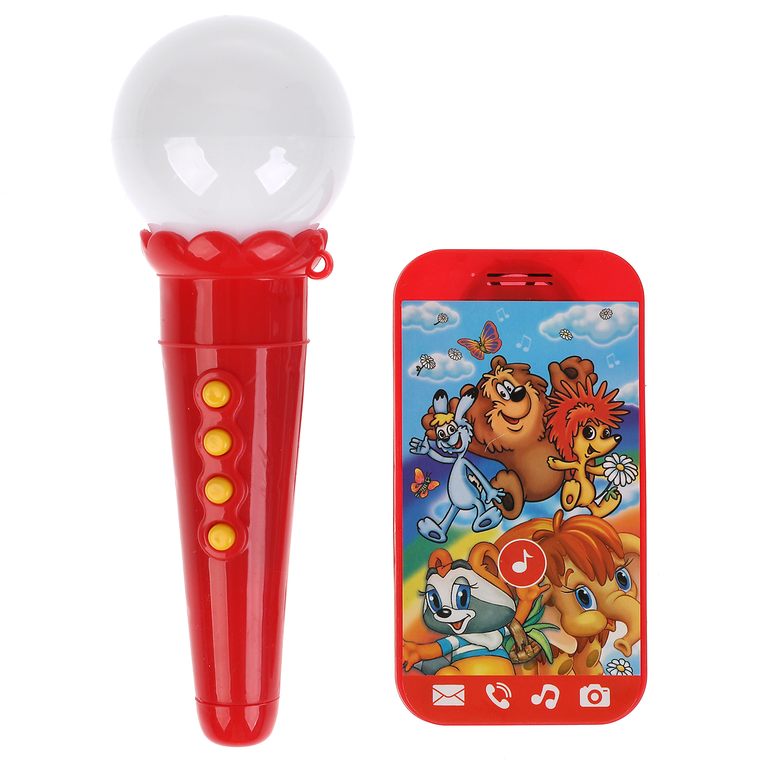 Игрушка УМка Телефон и микрофон - фото 2