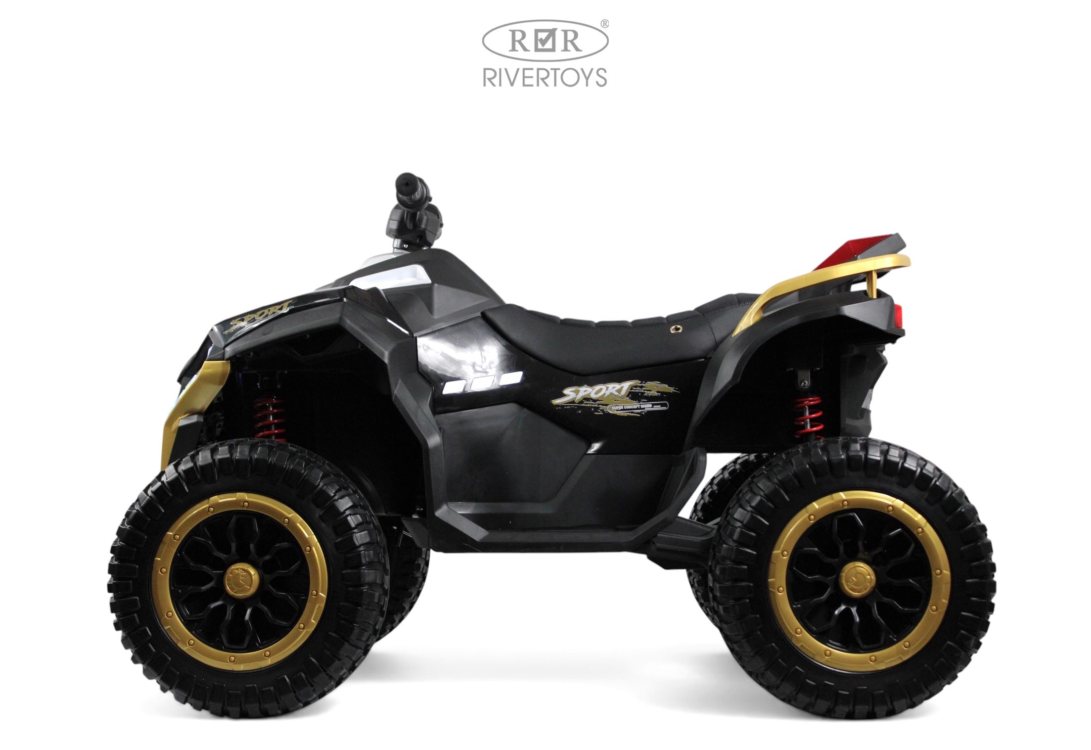 Электромобиль RIVERTOYS Z888VO-BLACK С пультом ДУ - фото 8