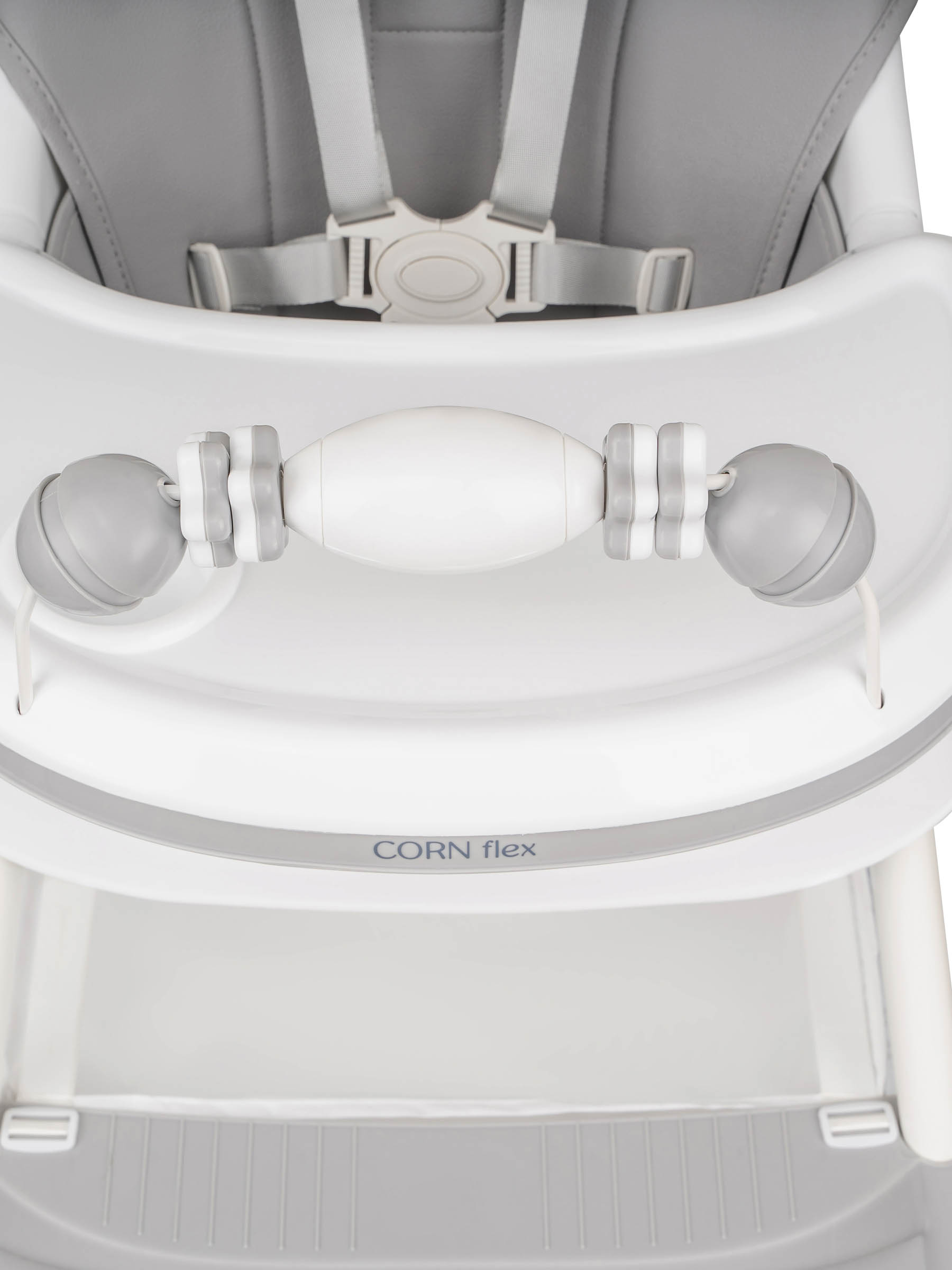Стульчик для кормления Indigo Corn Flex светло-серый - фото 10