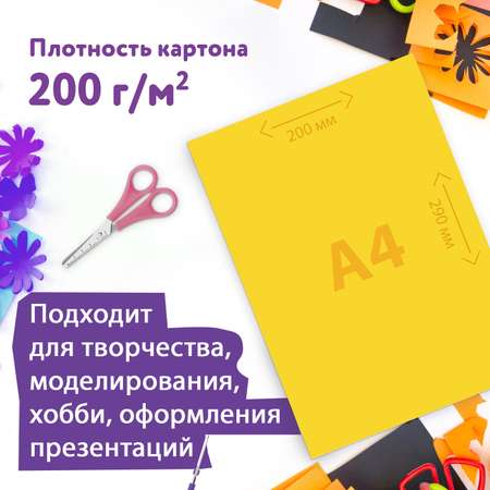 Цветной картон Юнландия 24 лист.