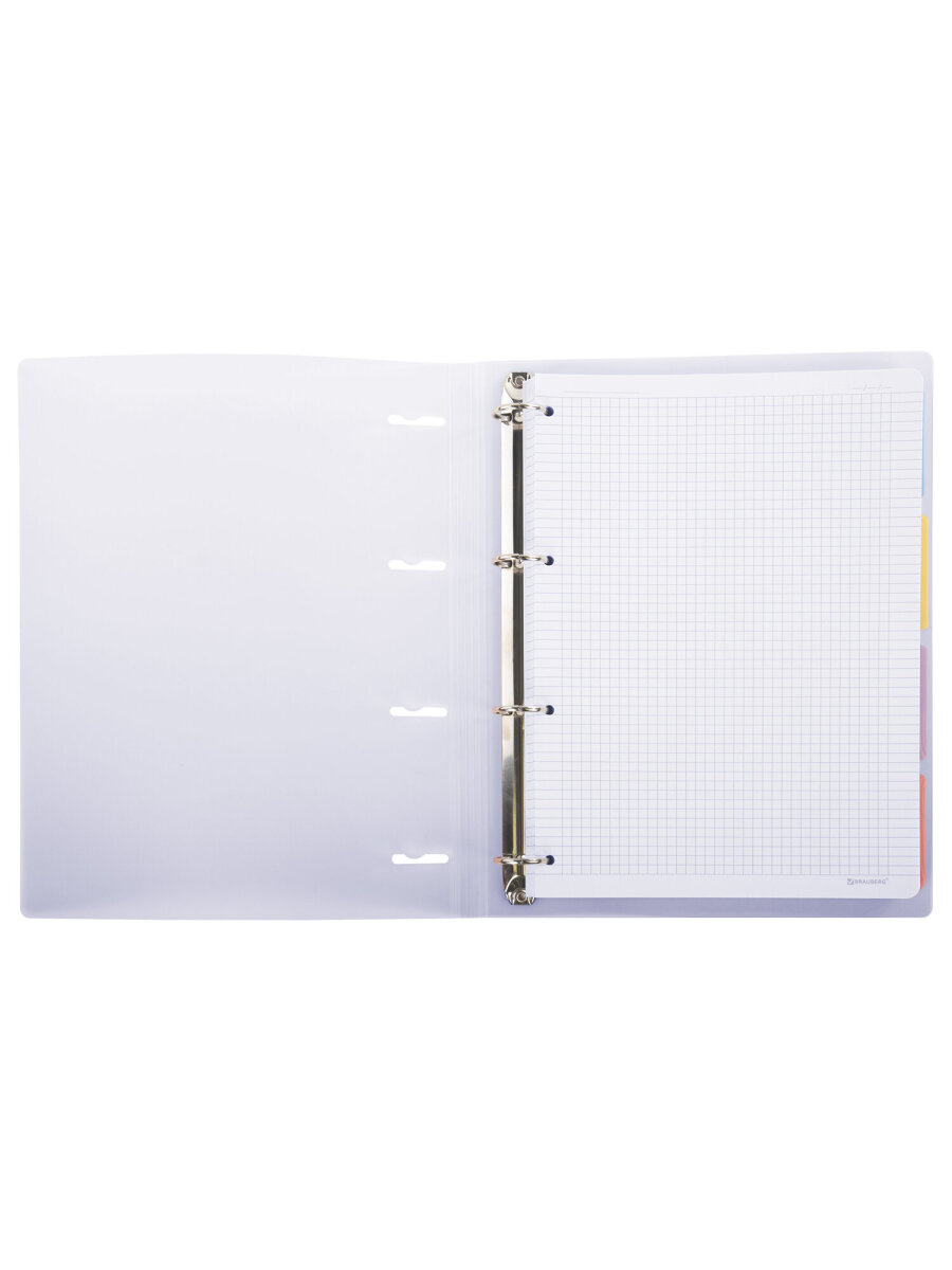 Тетрадь со сменным блоком Brauberg клетка 120 лист. - фото 10