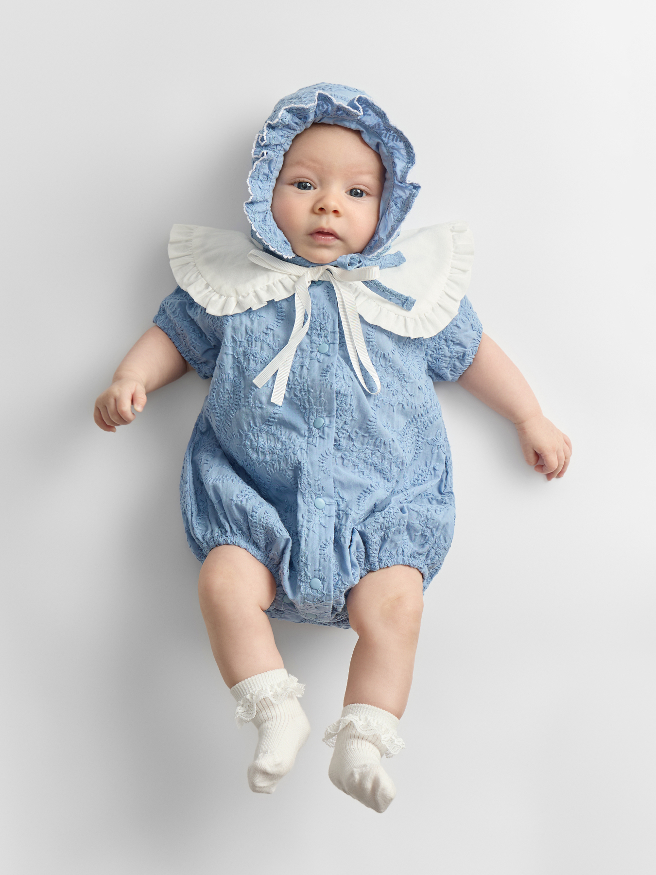 Песочник и чепчик Happy Baby 88673-0_blue - фото 1