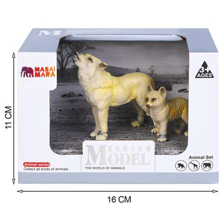 Игровой набор Masai Mara Семья полярных волков