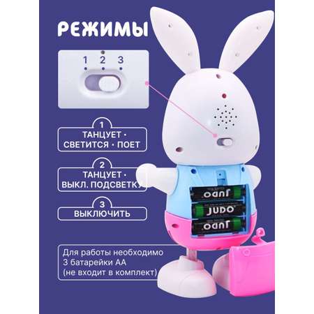 Танцующий заяц интерактивный TrendToys музыкальная развивающая игрушка