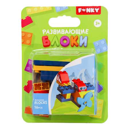 Конструктор Funky Toys Самолет блочный