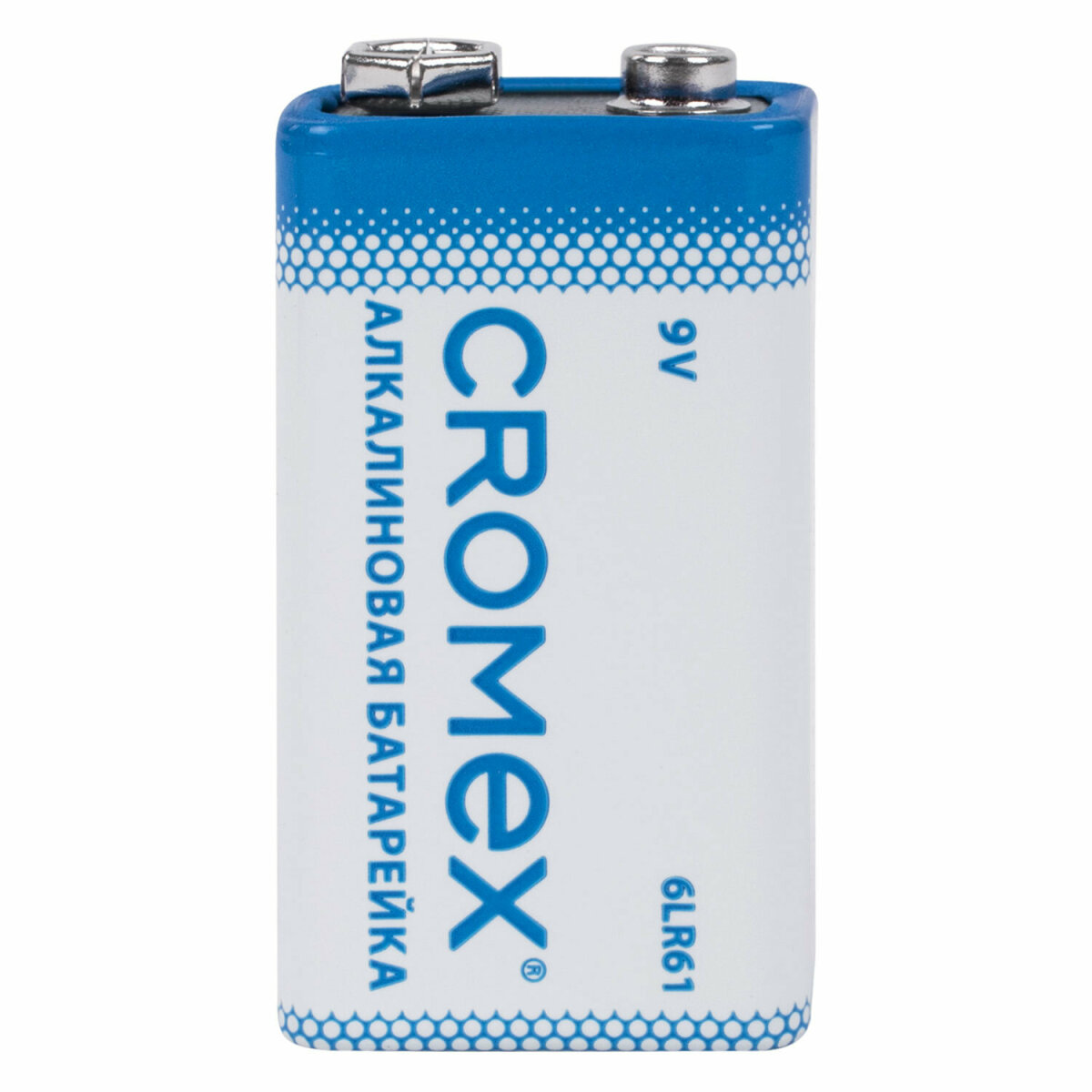 Батарейки алкалиновые CROMEX крона 9v набор 4 штуки - фото 7