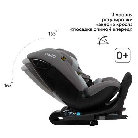Автокресло nado Coconut ash Isofix 0+/1/2/3 (0-36 кг)