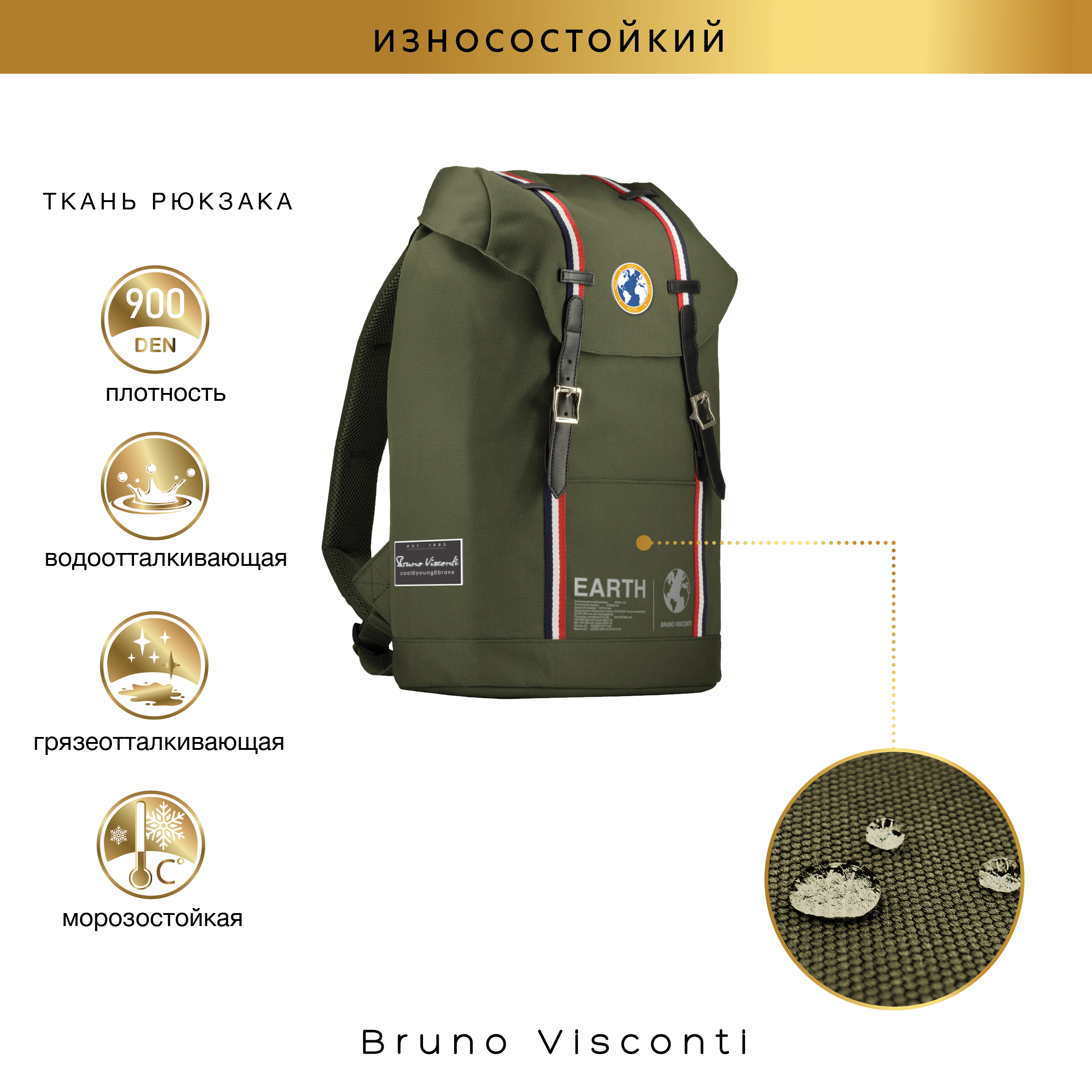 Рюкзак Bruno Visconti - фото 9