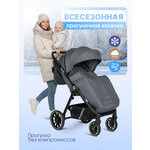Коляска прогулочная Farfello всесезонная серый