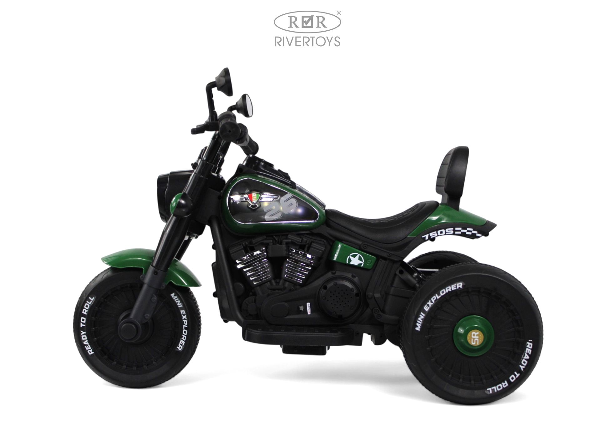 Электромобиль RIVERTOYS G500GG-GREEN - фото 13