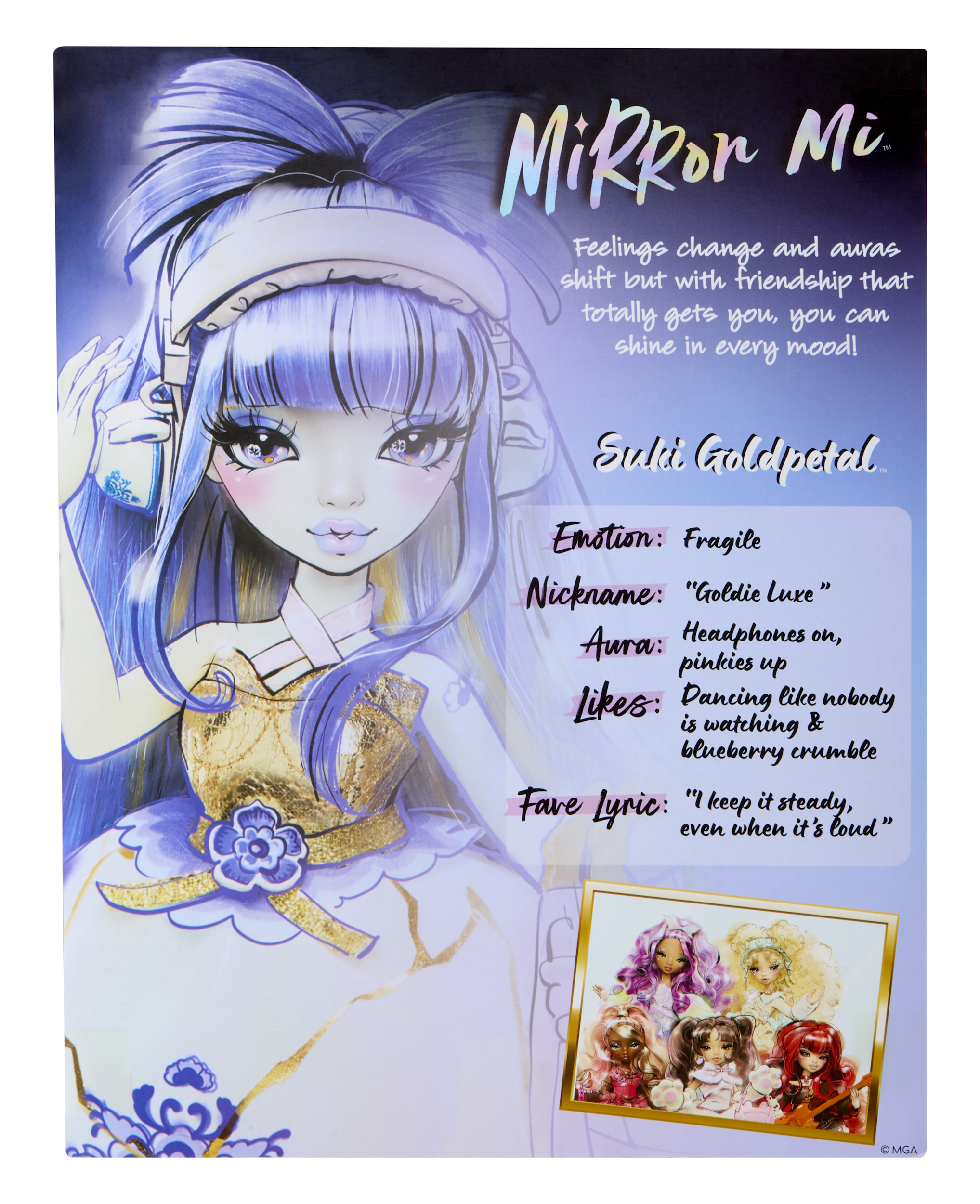 Кукла модельная MirrorMi Suki Goldpetal 255253 - фото 11