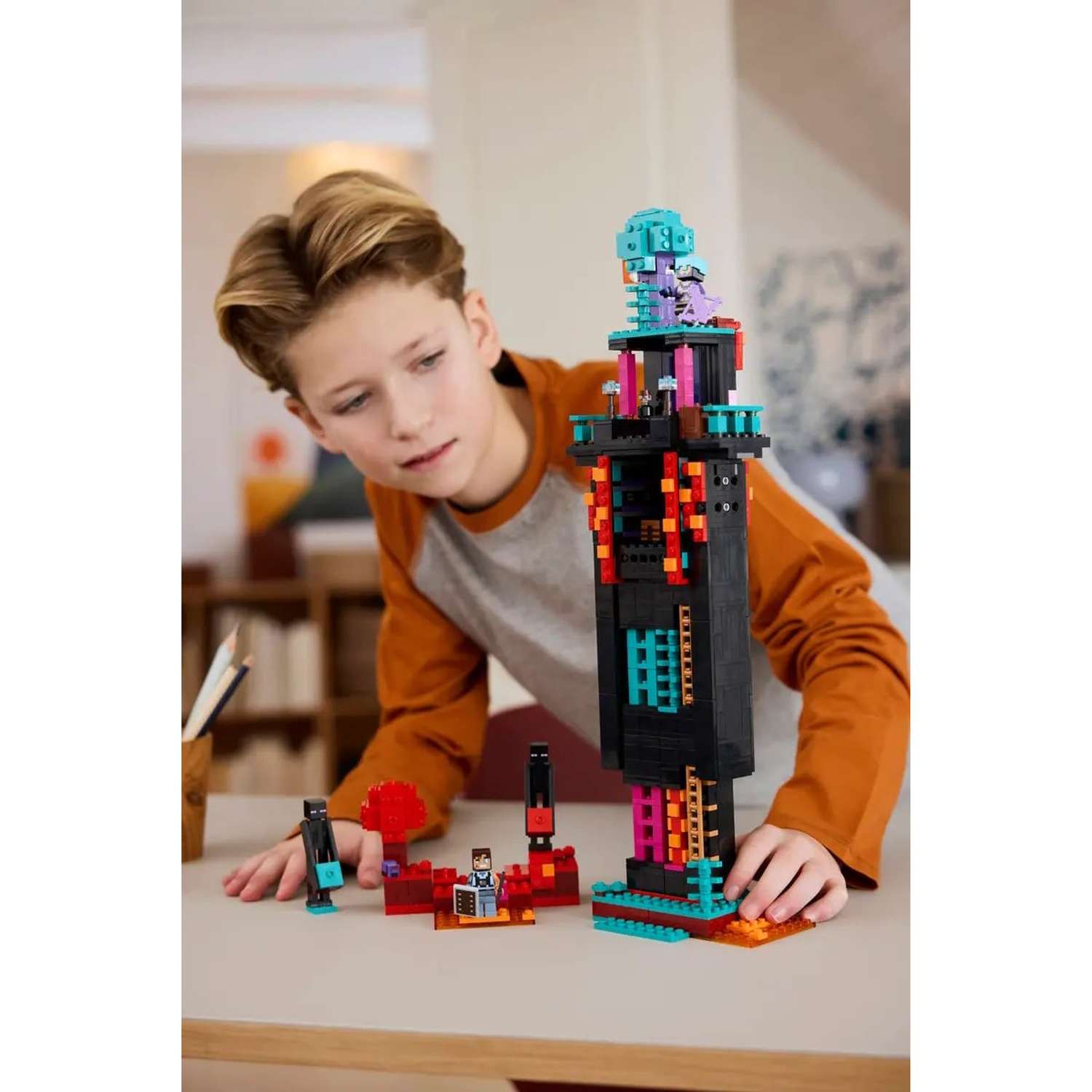 Конструктор LEGO Minecraft Башня Эндермена 867 дет. - фото 10