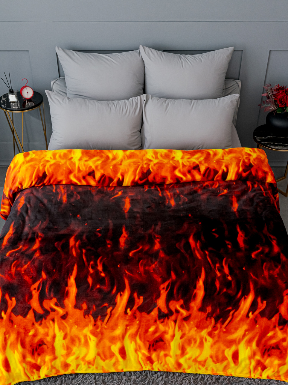 Плед PAVLine Аэро Софт Огонь 200 x 220 см - фото 1