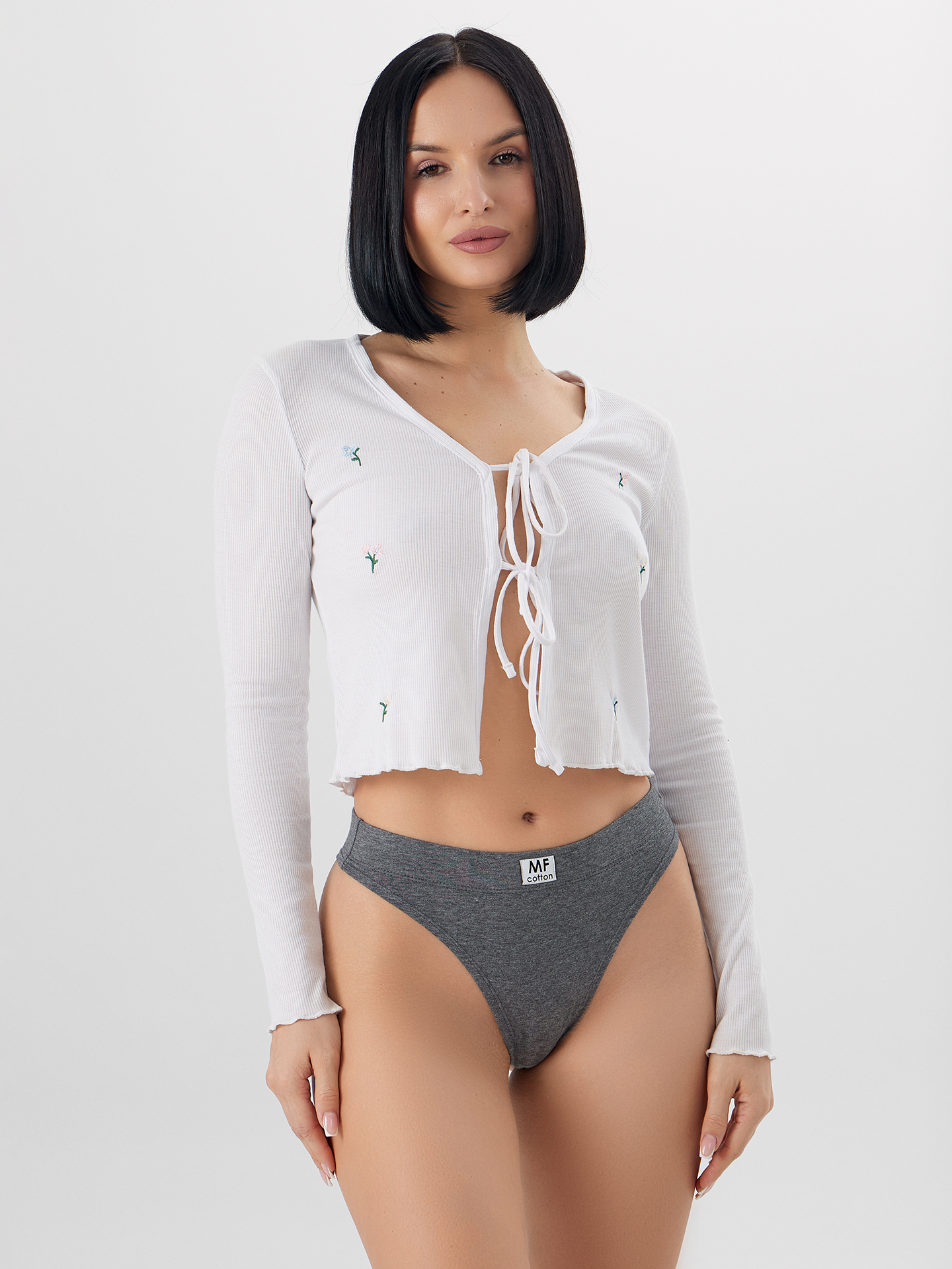 Трусы 3 шт Mark Formelle (Марк Формэль) 412543-3/т.серый меланж 4348-F +черный +черный - фото 2