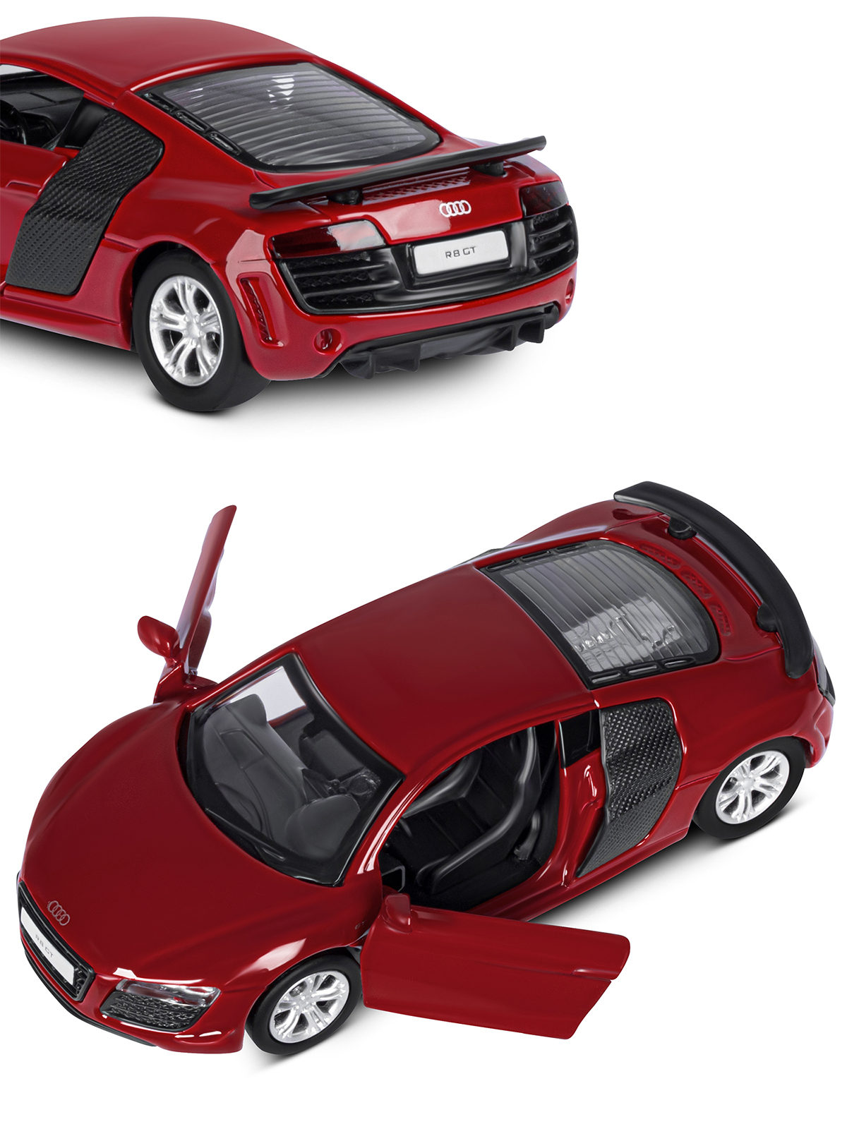 Автомобиль АВТОпанорама Audi R8 GT 1:43 JB1251795 - фото 13