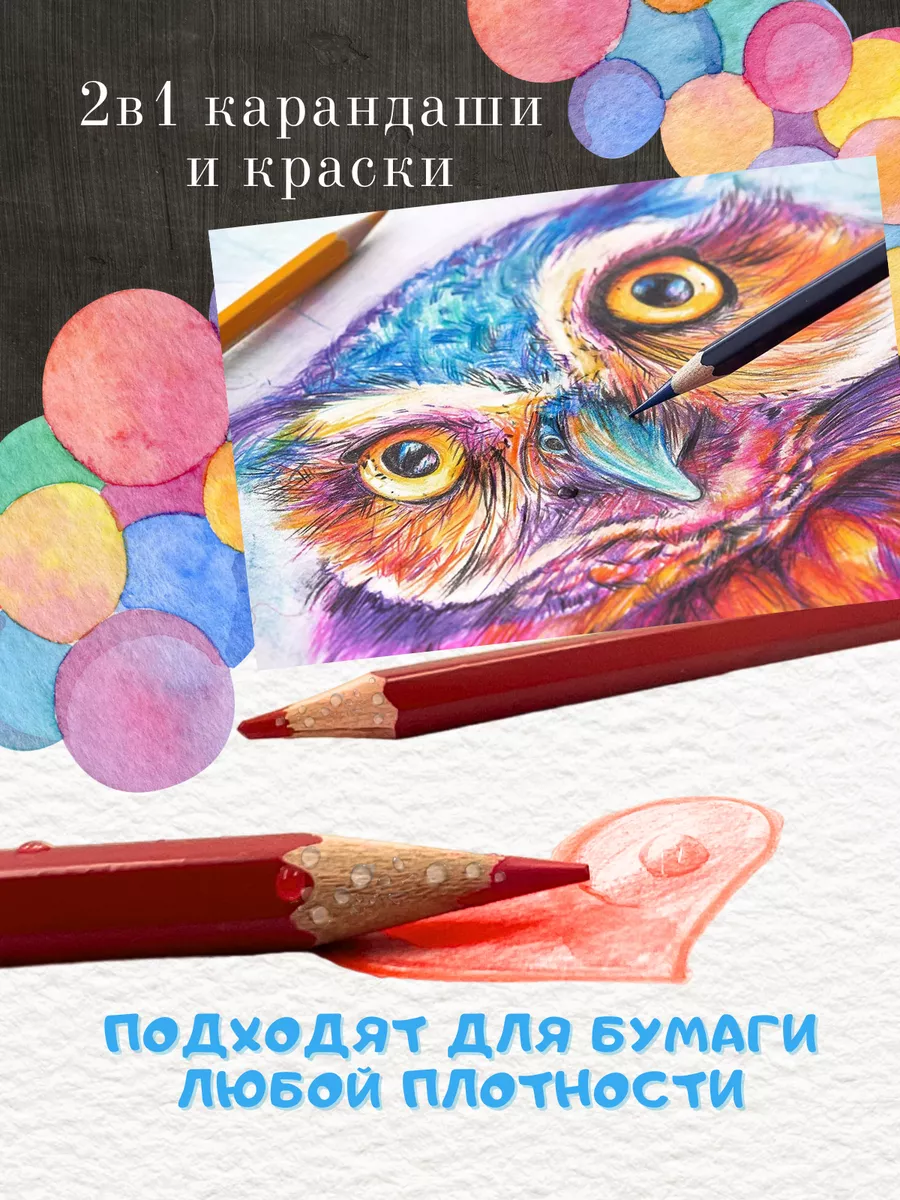 Карандаши акварельные CMGS 24 шт. - фото 7