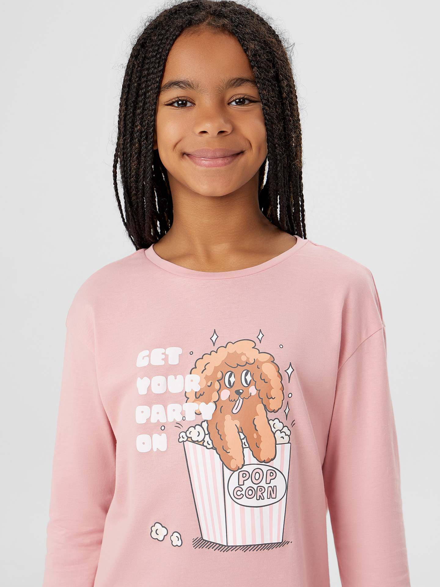 Сорочка ночная Mark Formelle (Марк Формэль) 577727/пыльная роза +печать - фото 3